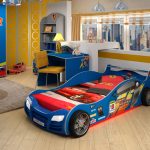 Kék ágyas gép a fiú szobájához