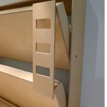 Elegáns és praktikus megoldás egy emeletes ágy formájában