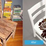 židle lo a po restaurování