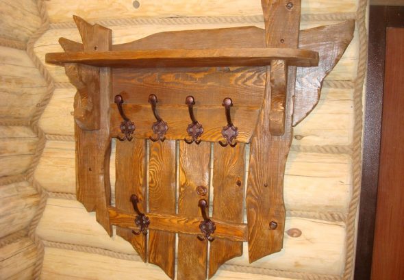 DIY houten hanger