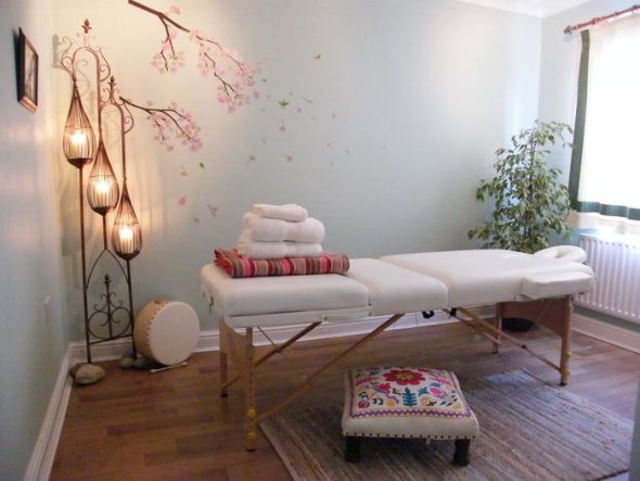 Massage kamer ontwerp
