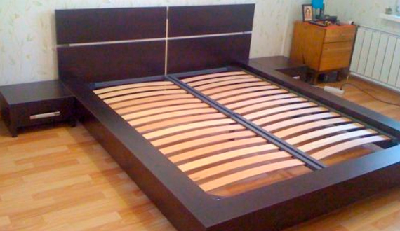 Spaanplaat bed