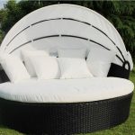 Ronde chaise loungebank