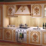 Keuken ingericht in moderne barok