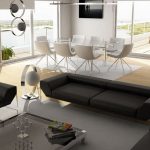 Laconiska och multifunktionella möbler för matsalrummet