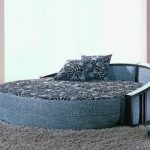 Katil sofa biru untuk ruang tamu yang bergaya