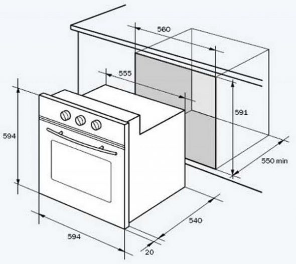 Een elektrische oven kiezen met afmetingen