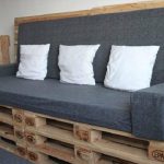 Sofa van pallets kan elke geschikte hoogte en breedte hebben