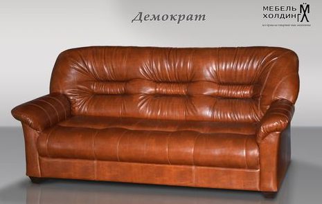 Sofa de bureau en cuir