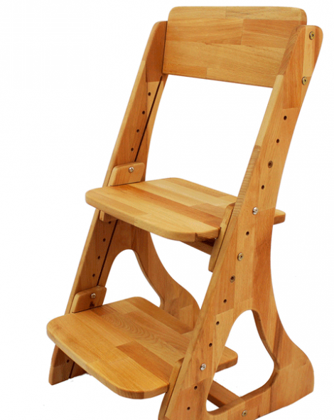 Duurzame houten stoel