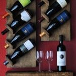 Scaffali per vini diagonali