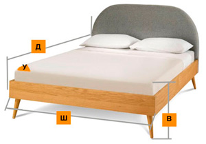 Rimuovere le misure del letto