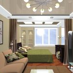 Creare correttamente una disposizione asimmetrica di mobili nel soggiorno