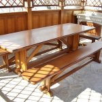 שולחן גדול וגדול עבור gazebos