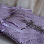 Cushion di kerusi pagi Lavender