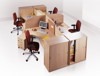 Differentiatie van individuele persoonlijke zones van kantoorpersoneel