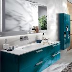 Perabot bilik mandi biru