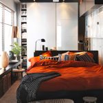 Kleine slaapkamer in moderne stijl