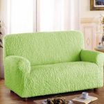 Upholstery hijau lembut baru