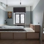 Penyelesaian bilik tidur gaya moden