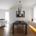 Eetkamer in minimalistische stijl
