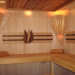 Linden, abash och kanadensisk cederträ för möbler i ångrummet