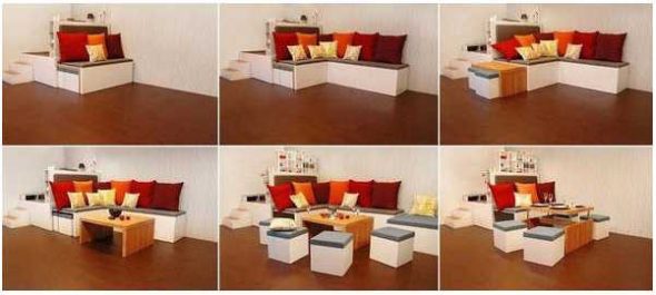 Modulära möbler