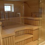 Dispositivo sauna in legno