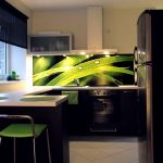 Penyelesaian moden untuk dapur tanpa kabinet dinding