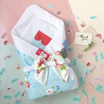 Letní jarní obálka-deka na extrakt pro novorozence ve stylu Provence