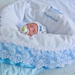 Gepersonaliseerde deken voor een pasgeborene bij ontslag