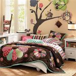 Fényes dekoratív patchwork ágytakaró