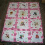 Jemná patchworková deka pro dívky