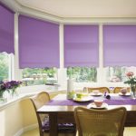 Fialová barva v interiéru kuchyně