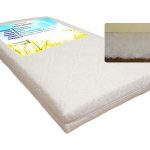A matrac a kiságyban Az édes álmok EcoSweet egy kényelmes, kétoldalú, rugós matrac, különböző merevséggel