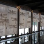 Kauniita rullaverhot, joissa on sudenkorentoja, näyttävät upeilta