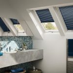 Kylpyhuoneen design ja kattoikkunat