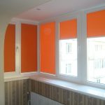 Narancssárga kazetta függöny
