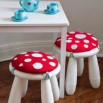 Dětské polštáře, houby pro židle