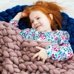 Rokerige merinowol deken voor baby