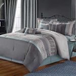 Tessili grigi nella progettazione della camera da letto