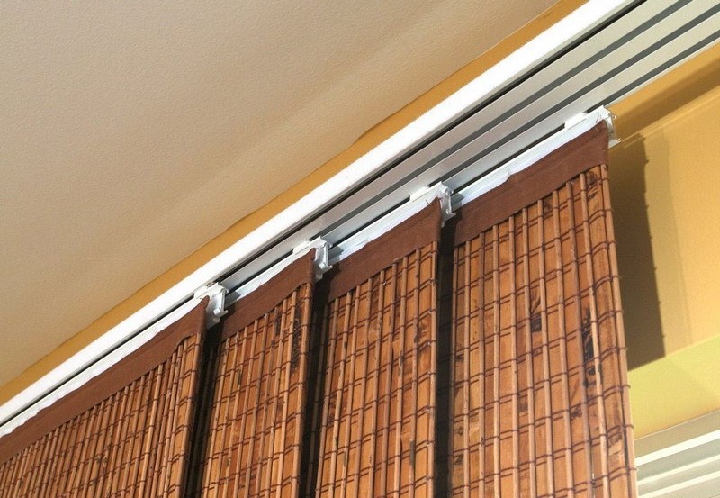 Aluminium gardinstång för japanska gardiner