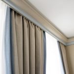 Cream Curtain Ceiling Eaves