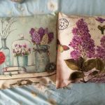 Mukavia pieniä tyynyjä Provencen sisustukseen