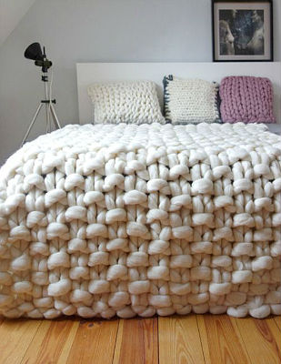 Kostkované vzory pletení