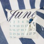 Calendario di cuscini per anelli