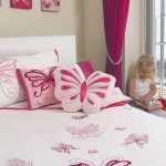 Cuscini a farfalla per camera da letto per ragazze