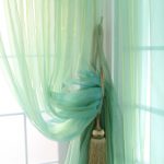 Micro corde tulle menthe