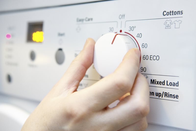 Impostazione della temperatura sul controller della macchina