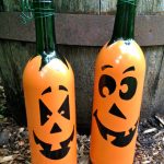 decorazione della bottiglia di halloween